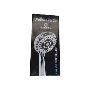 Aquaris Handheld Shower Head Set Oil Rubbed Bronze 6 Settings 2.5 GPM 5.6' Hose